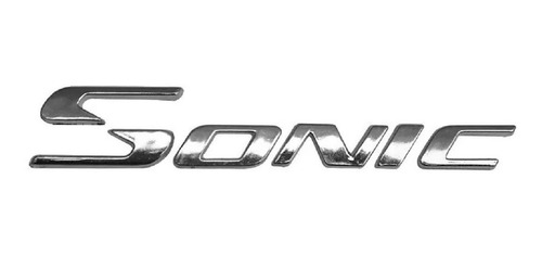 Emblema Sonic Chevrolet Letras 