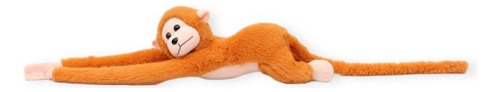 Peluche Chango Largo Bonito Y Suave 65x12 Cm Naranja Oscuro