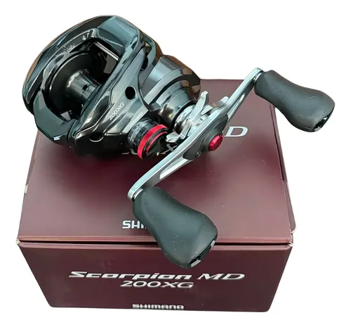 Shimano Scorpion MD 200XG carretilha preto direito | Parcelamento