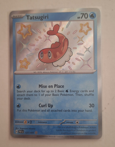 Pokemon Tatsugiri Shiny Tcg (Usado)