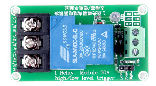 Módulo De Relé Knacro De 1 Canal Dc 24 V 30 A Para Control P