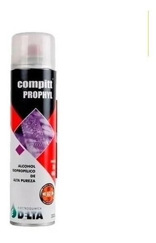 Imagen 1 de 3 de Alcohol Isopropilico En Aerosol Compitt Prophyl 165 Gr