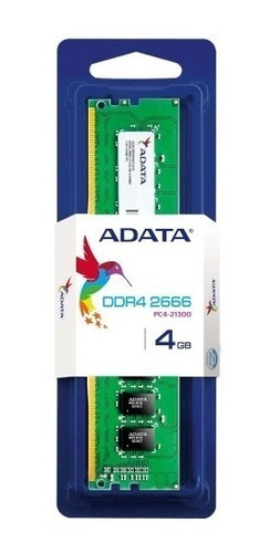 Imagen 2 de 2 de Ram Adata Premier Ddr4 4gb 2666 Ad4u26664g19-sgn