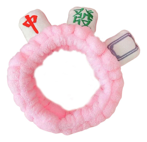 Moda Mahjong Maquillaje Spa Diadema Suave Franela Felpa