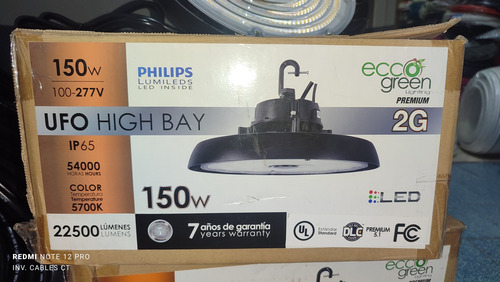 Luminaria Philips 150w 200w Ufo High Bay Colgante