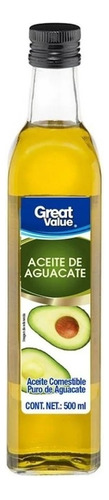 Aceite Vegetal Comestible Puro De Aguacate 500ml