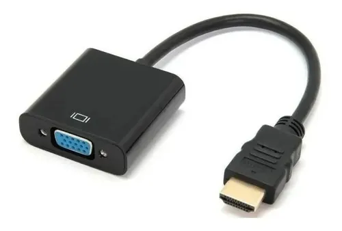  HDMI a VGA 1080P HDMI macho a VGA hembra Adaptador de vídeo por  cable para PC portátil Proyectores HDTV y otros dispositivos de entrada HDMI  : Electrónica