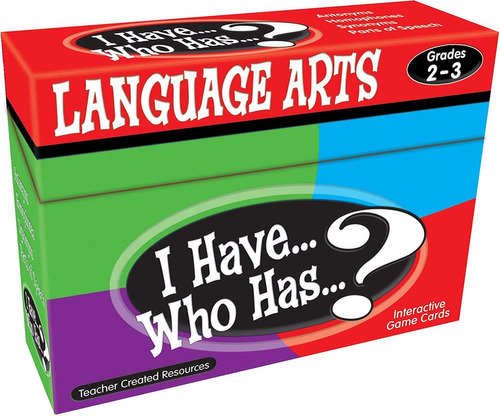 Teacher Created Resources Grades 2-3 Language Arts Game Mult