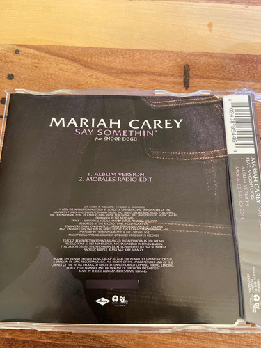 Mariah Carey Say Somethin Cd Single Remix (Usado)
