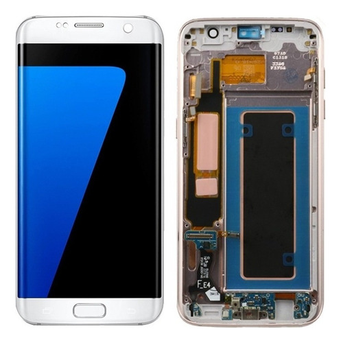 Para Samsung Galaxy S7 Edge G935a Pantalla Lcd Con Marco