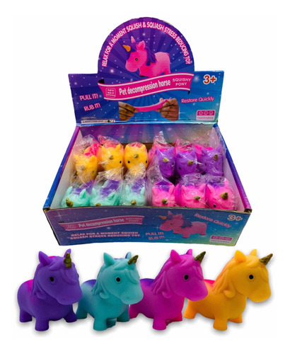 Squishy Antiestrés Ansiedad Pony Fidget Toys X12 Souvenir