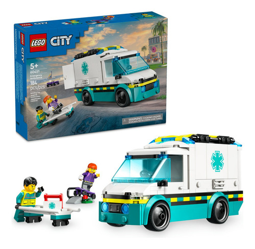 Lego City Ambulancia De Emergencias Set Construible 60451