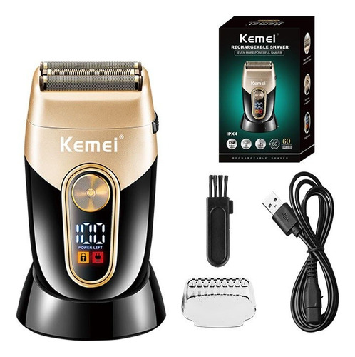 Afeitadora eléctrica profesional Kemei Km 3209
