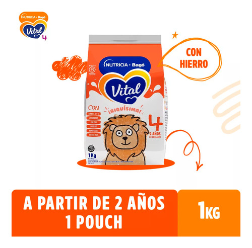 Vital 4 Leche En Polvo Pouch 1 Kg