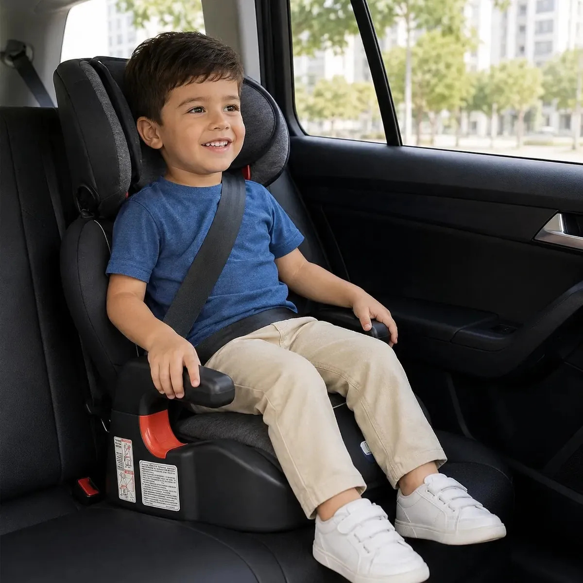 Cadeirinha para Carro Burigotto Protege 15-36kg Mesclado Preto Assento para Carro com Apoio de Braços