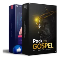 Comprar Pack 410 Artes Gospel, Igrejas, Culto 2.0 Editável Photoshop