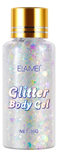 P Sequin Glitter Gel Para Maquiagem Facial E Corporal Gel De