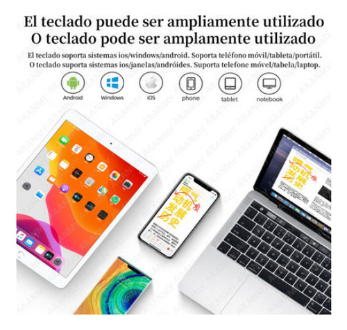Q Funda With Keyboard And Mouse For Hyundai Hytab Plus