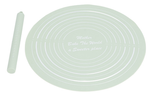 Juego De Rodillos De Masa Para Hornear De Silicona Verde