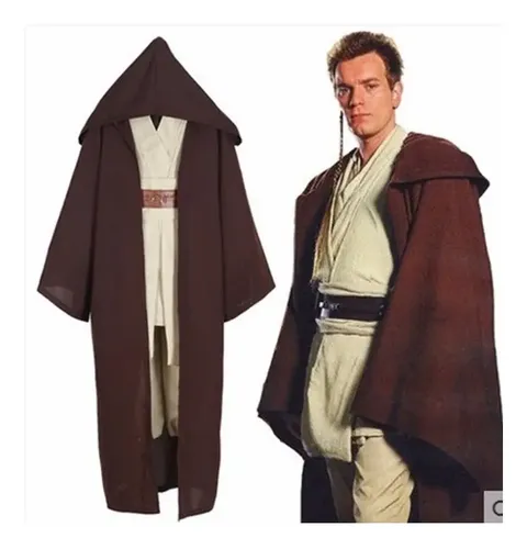 0 W** Traje Jedi Túnica Capucha Cosplay + Envío Rápido**v 0 | Meses sin ...