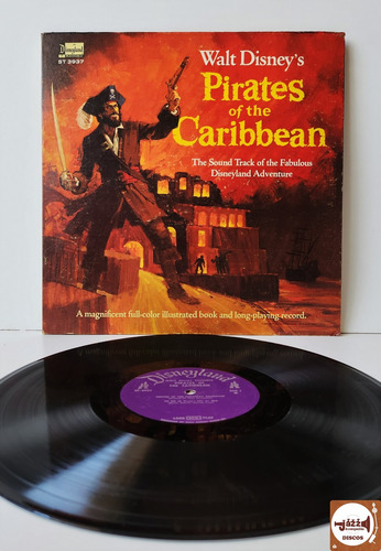 Lp Trilha Sonora - Piratas Do Caribe (eua /com Livreto/1968)