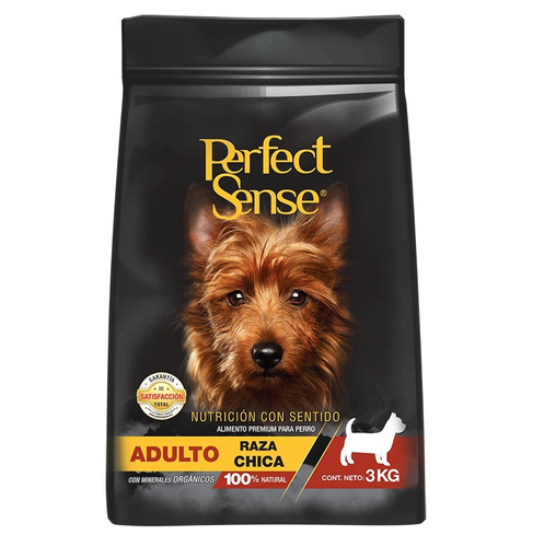 Croqueta Adulto Raza Chica 3kg Perfect Sense Alimento Perro