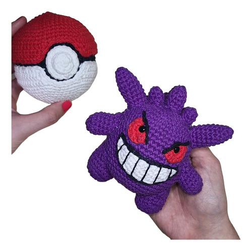 Oferta - Gengar - Pokemon -muñeco Tejido -amigurumi -peluche