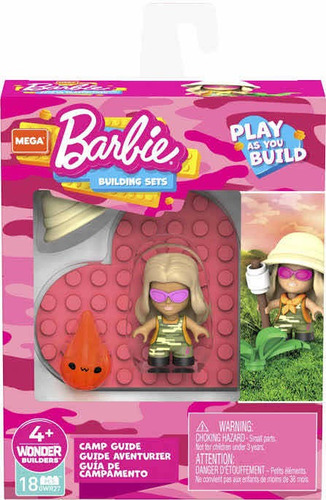 Barbie Mega Construx Building Set Guía De Campamento