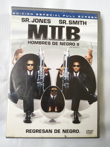 M11b Hombres Dé Negro 2 Película Doble Disco Dvd Original