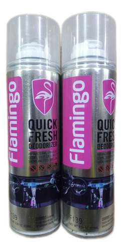 Eliminador Olores Y Antibacterial Quick Fresh Flamingo F139