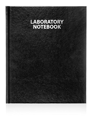 Cuaderno De Laboratorio Con Tapa Dura Negra