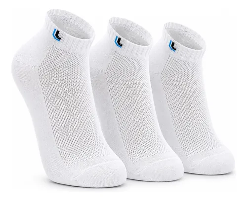 Kit 3 Pares Meias Lupo Cano Curto Algodão Original Academia