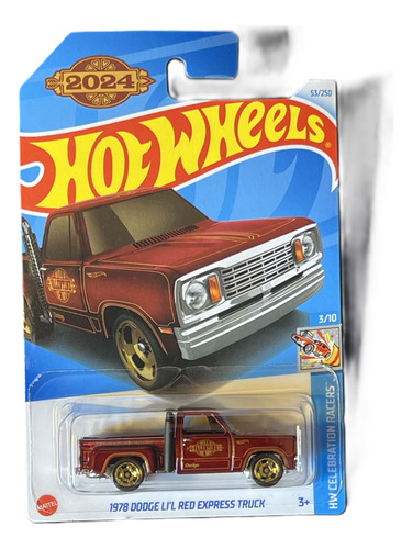 Hot Wheels 1978 Dodge Li'l Red Express Truck Hry97