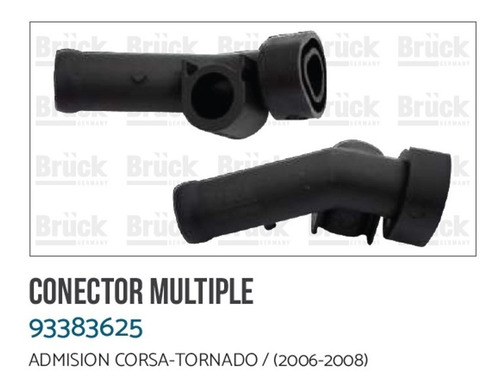 Conector Multiple Admision Corsa Tornado B93383625 Bruck