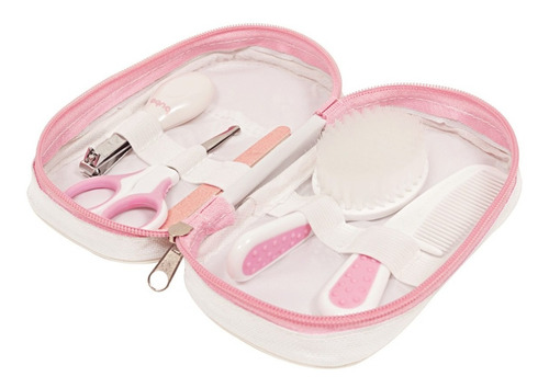 Kit Higiênico Cuidados Com O Bebê Rosa 7286 - Buba