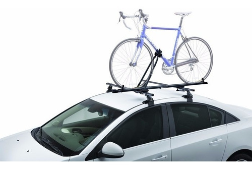 Imagen 3 de 6 de Porta Bicicleta De Techo Universal Vacaciones Auto Aluminio