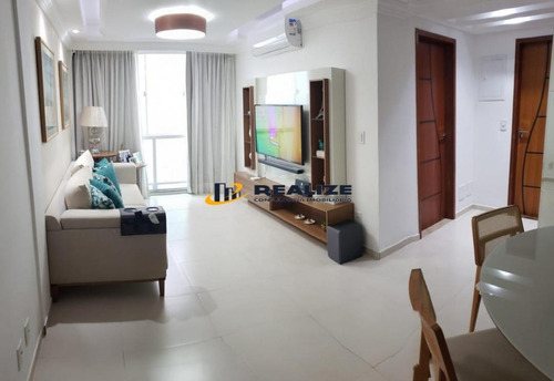 Imagem 2 de 15 de Apartamento No Flamboyant Com 2 Quartos E 1 Suíte Todo Em Porcelanato - 876
