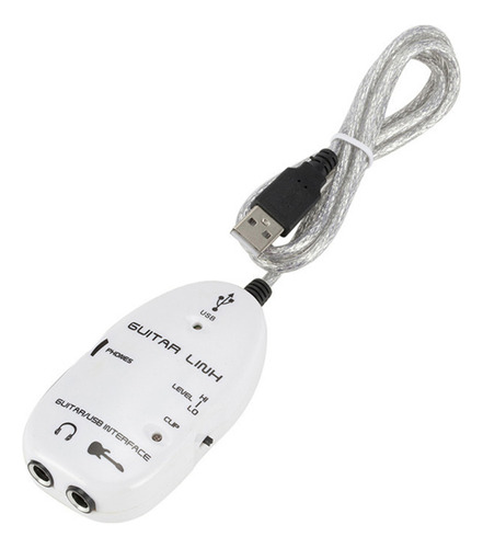 / Adaptador De Interfaz De Guitarra A Usb Para Grabación En
