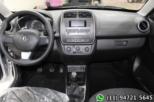 Renault Kwid 1.0 Zen 2020 Prata Financiamento Próprio 0608