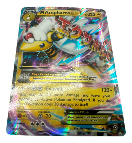 Mega Ampharos 28/96 - Ancient Origins - Pokemon Tcg
