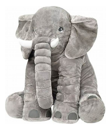 Peluche De Elefante Almohada Animales Infantil Bebés 30 X 25