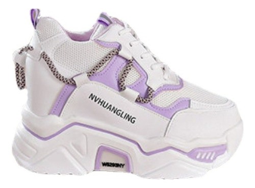 Tenis Para Mujer Zapatos De Plataforma Antiderrapante Confor