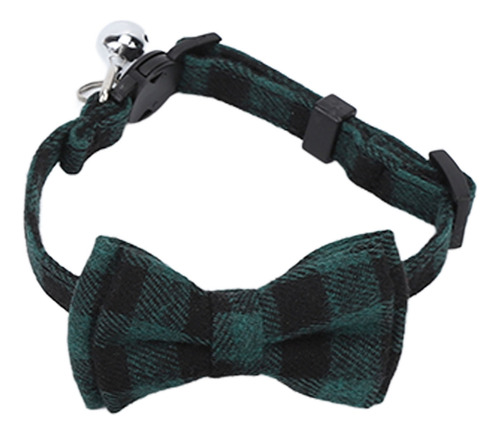 Collar De Perro Con Lazo, 4 Piezas, A Cuadros Para Mascotas,