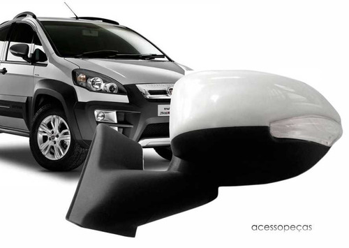 Imagem 1 de 3 de Retrovisor Idea 2011 A 2013 Manual C/ Pisca Sensor Esquerdo