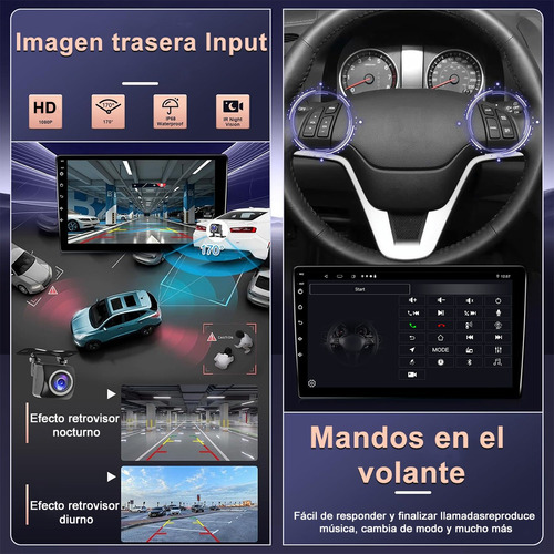Autoestéreo 4+32g Pantalla Para Chevrolet Onix 2020-2023 Negro