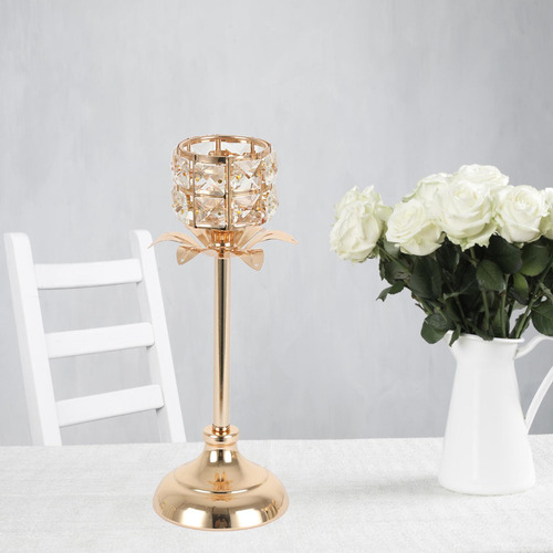Candelabro De Cristal De Estilo Nórdico, Centro De Mesa De