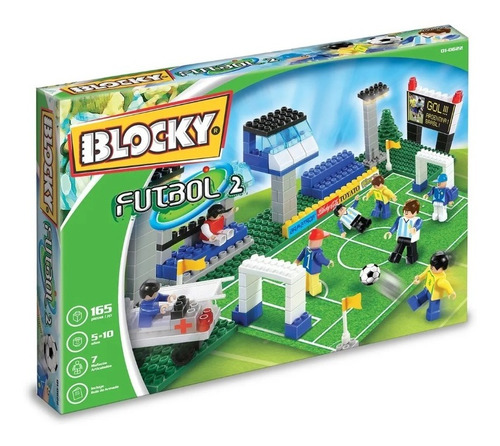 Blocky Futbol 165 Piezas Bloques Ladrillos 01-0622 Edu Full