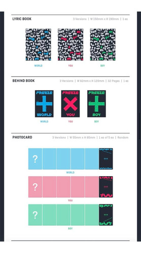 Txt Album The Chaos Chapter: Freeze Versión You (rojox)