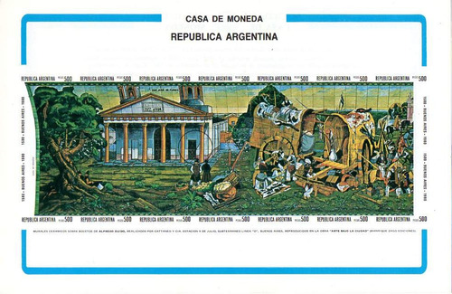 Argentina 1980 Hojas Conmemorativas De La Casa De La Moneda