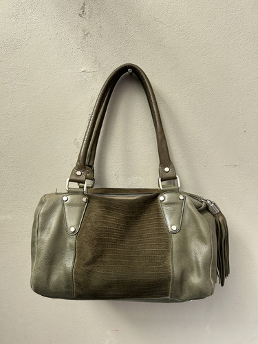 Cartera Verde Lazaro Cuero Verde (Usado)